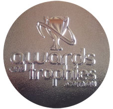 Cast Medals Shiny Silver